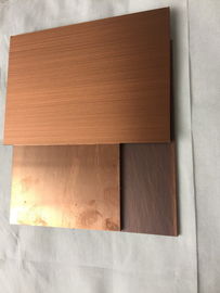 Chine Rigidité élevée de panneau composé de cuivre facile de l'installation Cu+ pour la porte de cuisine fournisseur