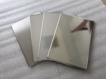 Panneaux de mur d'acier inoxydable de finition de miroir antistatiques avec la résistance de feu